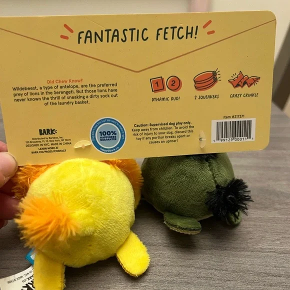 Bark Small Dog Plush Toys. - Picture 2 of 5